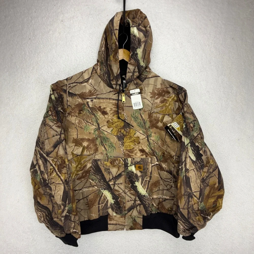 Carhartt Active Hunting Jacket Thermal Lined Mens 2XL J220 CAP Camo NWT NOS